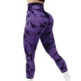 thumbnail image 5 of Tights Women Tie Dye Leggings High Waist Lifts Butt Tummy Control Push Up Seamless Yoga pants Ladies Workout Gym Clothing, 5 of 10