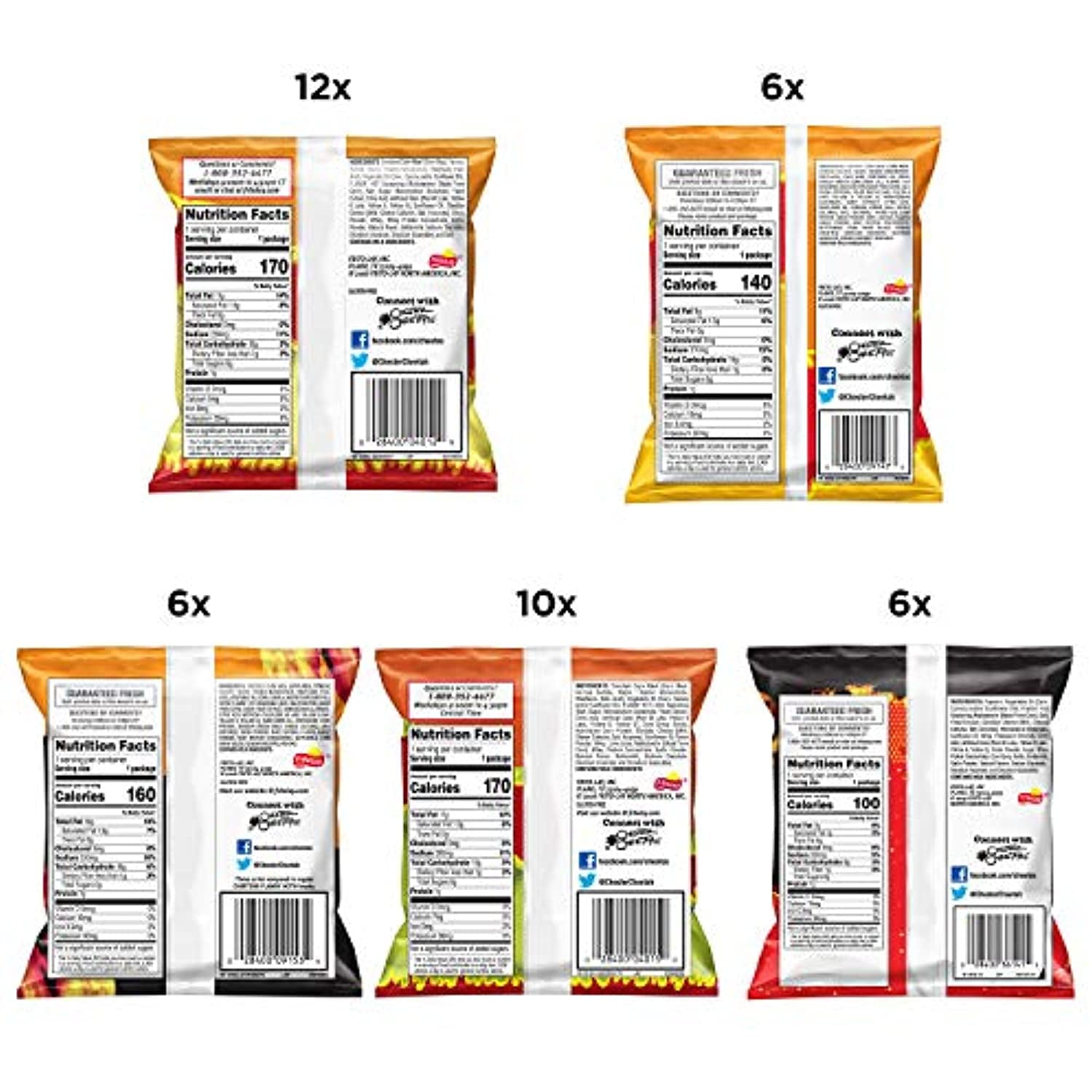 Buy Cheetos Flamin Hot Variety Pack, 40 Count at Ubuy Kuwait