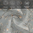 thumbnail image 5 of Tree Birds Cloth Napkins, Vintage Grey Flower Floral Branch Spring Washable and Reusable Dinner Napkins Set of 4, Table Napkin for Kitchen Party Birthday Wedding Hotel Housewarming 20"x20", 5 of 8