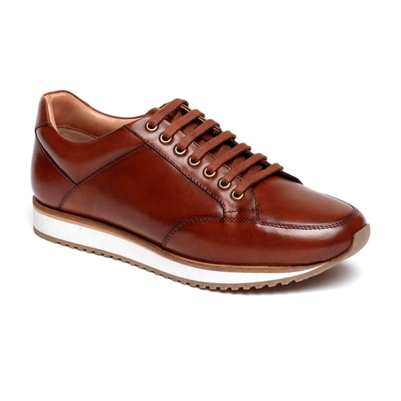 Anthony Veer Barack Court Sneakers for Men | Calfskin Leather Upper | Cushioned Ortholite® Footbed & Rubber Outsole