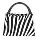 thumbnail image 1 of Fotbe Zebra Bolsa Térmica Portátil con Estampado, Bolsa de Entrega de Alimentos Aislada, Bolsa Reutilizable de Gran Capacidad para Comidas y Supermercado, 1 of 6