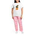 thumbnail image 4 of CafePress - Halloween Letter S Witch Monogram Women's Light Pa - Women's Short Sleeve Print T-Shirt and Pants Light Cotton Pajama Set, 4 of 7