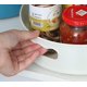 thumbnail image 5 of Bandeja giratoria multifunción Organizador de cocina Almacenamiento de cosméticos con base antideslizante, bandeja giratoria perezosa de 360°, para baño de cocina (Blanco-1PCS), 5 of 5