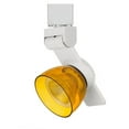 thumbnail image 1 of Benjara BM220809 12W Integrated LED Track Fixture with Polycarbonate Head, White & Yellow, 1 of 5