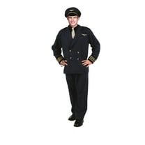 RG Costumes & Accessories, Inc. Flight Captain Std Adult Costume One Size Male