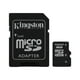 Kingston - Carte Mémoire Flash (Adaptateur microSDHC vers SD Inclus) - 8 Go - Classe 4 - microSDHC – image 1 sur 3