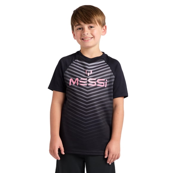 Playera Messi Slim-Fit de Manga Corta con Cuello Redondo para Niño