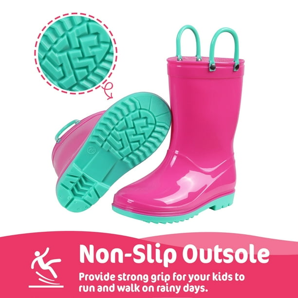 Kids rain cheap boots walmart