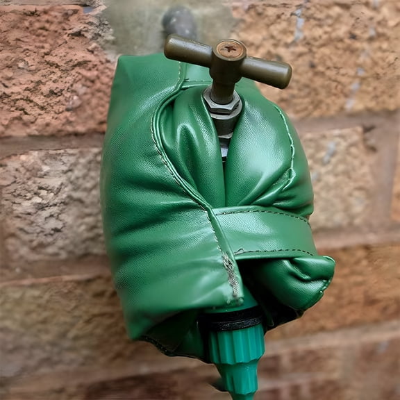 HIBIBUD Large Outdoor Faucet Covers Insulated Protector For Winter Cold Weather Outside Pipes Cover Insulation From Freezing Spicket Spigot Faucet Socks Antifreezes（1PC） Wash Tub Faucet Kitchen