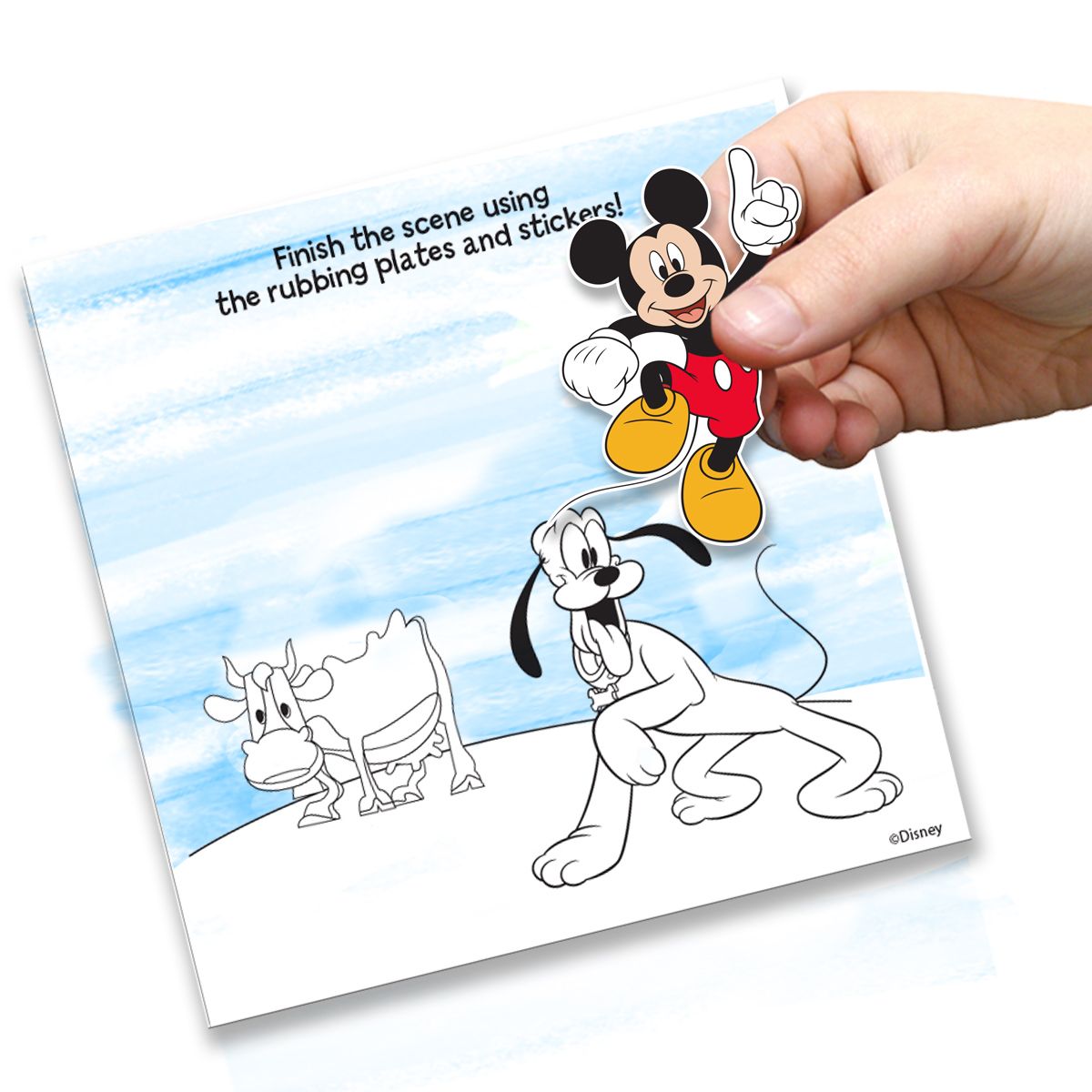 Mickey Mouse Kids Activity Table with Carrying Handle Activity Tables, Multicolor
