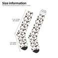 thumbnail image 5 of Fotbe Funny Chicken print Women's Men's Novelty Crew Socks Cotton Socks Knee High Socks for Walking,Running,Nurses,Pregnancy, 5 of 9