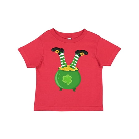 

Inktastic Saint Patrick s Day Pot of Gold Leprechaun Legs Gift Toddler Boy or Toddler Girl T-Shirt