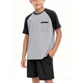 thumbnail image 5 of Tiijoy Toddler Boys Casual Outfits Soft Loose Short Sleeve T-Shirt Shorts Set, Sizes 2-3, 5 of 5