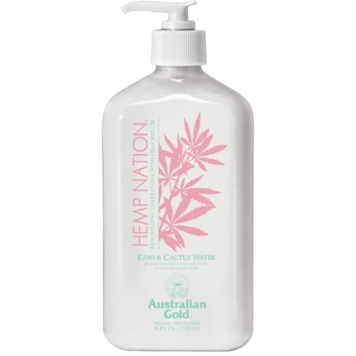 Australian Gold Hemp Nation Kiwi Cactus Water Moisturizing Tan Extender