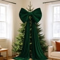 thumbnail image 4 of Extra Large Velvet Christmas Bow - Premium Holiday Decor for Tree Topper, Wedding Arch & Wall Hanging (63 IN), 4 of 6
