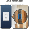 thumbnail image 3 of 10-Pack Single Gang Electrical Box, New Work Box 1 Gang, Work Electrical Nail Outlet Box, 18 Cu. in, Switch/Outlet Box, 3 of 7