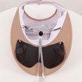 thumbnail image 6 of Face Shade Sun Hat for Women and Lady, Breathable Open Top Cap with Wide Brim and Flexible Back Fit for Beach Walks, 6 of 9