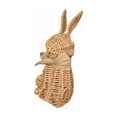 thumbnail image 1 of Easter Rattan Bunny Ornament Handmade Woven Imitation Craft Spring Decoration 1 pc, 1 of 2