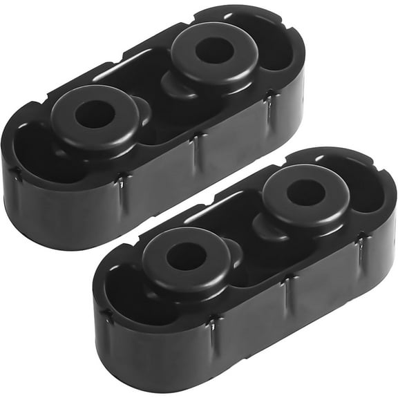 Exhaust Muffler Hanger Insulator (2pcs) 15092802 Fits for Chevy Express Suburban Silverado 1500 2500 3500 HD,for Yukon Savana Sierra 1500 2500 3500 HD,Muffler Tailpipe Hanger with Built-in Iron Frame