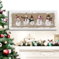 thumbnail image 2 of Snowmen Friends Premium Gallery Wrapped Canvas - Ready to Hang, 2 of 9