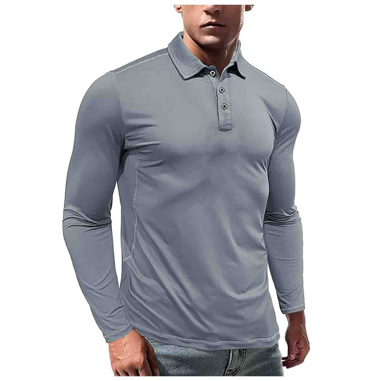 ZestMode Pack Mens Polos Shirts Long Sleeve ,Size S-4XL,Polos