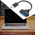 thumbnail image 4 of Matsuzay Cables USB 2,5 de 22 pines con luz LED, disco duro, convertidor externo portátil, soporte electrónico, cable de oficina Juegos de teclado y mouse para computadora USB 3.0, 4 of 6