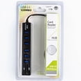 thumbnail image 3 of Cateissary 8 puertos 2.0 HUB SD/TF Lector de tarjetas de memoria Divisor 480 Mbps Divisor de puerto múltiple USB de alta velocidad Juegos de teclado y mouse para computadora negro, 3 of 6