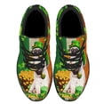 thumbnail image 2 of Saint Patrick's Day Pug Irish Shoes Sneakers Black Size 7, 2 of 7