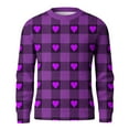 thumbnail image 5 of LWavelet Men's "XOXO" & Lip Print Sweater - Playful Design, Perfect for Valentine's Day Celebrations & Casual Hangouts Hot Pink M, 5 of 6