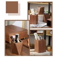 thumbnail image 4 of Soporte para Utensilios de Cocina de Madera Recipiente para Utensilios de Cocina de Madera de Nogal Simple de Gran Capacidad para la Oficina de la Cocina - Material Duradero ANGGREK Otros, 4 of 8