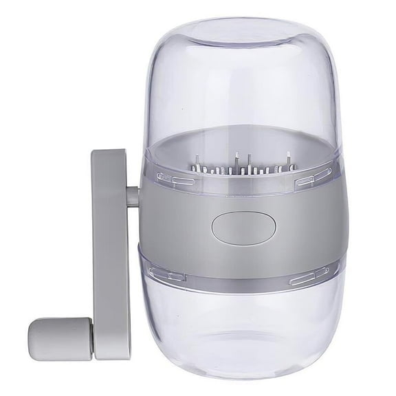 Casewin Nut Chopper Grinder, Manual Nut Grinder Multifunctional Dried Fruit Crusher Peanut Masher Nut Chopper Peanut Grinding Device for All Nuts Walnut Pecan Gray