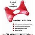 thumbnail image 3 of Activelife Handheld Back Massager Pressure Point Hand Massager, Body Pain Relief, Deep Tissue Full Body Massager For Neck & Back, Red, 3 of 7