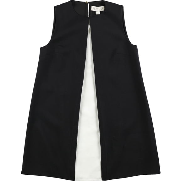 Rachel Zoe Womens Mod A-line Dress, Black, 4