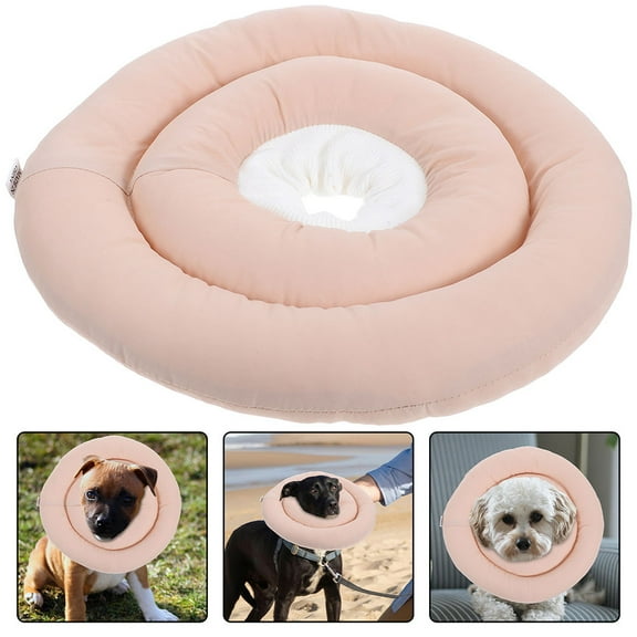 Siliaire 1Set Dog Neck Donut Soft Material for Pets 35.00X35.00X3.00Cm