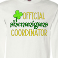 thumbnail image 4 of Inktastic Official Shenanigans Coordinator St. Patrick's Day Long Sleeve T-Shirt, 4 of 5