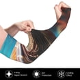 thumbnail image 3 of Lsque Realistic Turtle Cooling Arm Sleeves for Men & Women -Compression Sleeves to Cover Arms for Working,Sun Sleeves for UV Protection,Breathable, Moisture-Wicking, 3 of 8