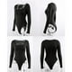 thumbnail image 5 of Top de body top de body con cuello de barco ajustado suave para vacaciones ANGGREK Otros, 5 of 8
