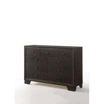 ACME Madison 9-Drawer Transitional Wood Horizontal Dresser in Espresso