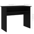thumbnail image 4 of vidaXL Desk Black 90x50x74 cm Engineered Wood, 4 of 4