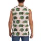 thumbnail image 4 of Balery Cute Armadillo Camisetas sin mangas para hombre, absorbe la humedad y protege contra el mal olor.-X-Large, 4 of 7