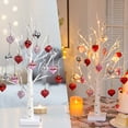 thumbnail image 2 of Artificial Rama Encendido Iluminado San Valentín Con El Corazón Centéntano para La Mesa Bodas en Del Manto, 2 of 9