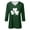 10-Green, variant on Arlun Women's St.Patrick's Day T-Shirts Trendy Shamrock 3/4 Sleeve V-Neck Tops Irish Traditional Festival Graphic Tees Casual Stylish Party Spring T Shirt 10-Green XL