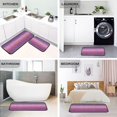 thumbnail image 4 of 2-Piece Kitchen Mat Set Non Slip Washable Floor Mats Decorative Rugs for Kitchen Sink Laundry Pink and Purple Glitter Pattern, 4 of 7