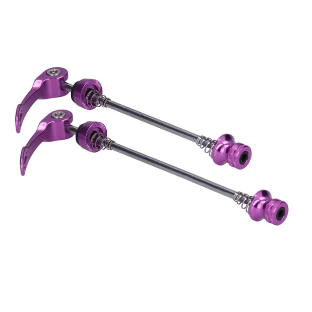 Quick Release Skewers, Bicycle Front Rear Skewer 2Pcs Road Mountain Bicycle Quick Release Skewers Bike Bike Wheel Hub Front and Rear Skewers Clip Front Rear Skewer Accessory