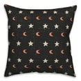 thumbnail image 2 of Creative Products Moon and Stars Pattern 18x18 Spun Poly Pillow, 2 of 3