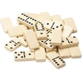 thumbnail image 2 of WE Games Double Six Dominoes with Spinners Ivory, Club Size Families, Game Night, 2 of 4