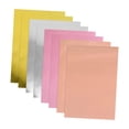 thumbnail image 2 of 8 hojas de cartulina metalizada, papel de aluminio para manualidades para invitaciones, creación de tarjetas, carteles y decoraciones de letras., 2 of 9