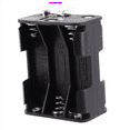 thumbnail image 4 of 4X Double Side Spring 6 x 1.5 V AA Battery Holder Case Box Black,4 x Battery Case,Black, 4 of 7