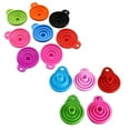 thumbnail image 5 of Kitchen Gadgets Accessories Foldable Silicone Collapsible Funnels for Filling Water Bottle Liquid Transfer Food Grade
4 Pack Kitchen Funnel Set, 5 of 6