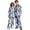 Light Blue #52, variant on DORKASM Halloween Couple Pajamas Matching Sets Long Sleeve Pajama Set for Women & Men Button-Down V-Neck Sleepwear House Wear Light Blue 2XL